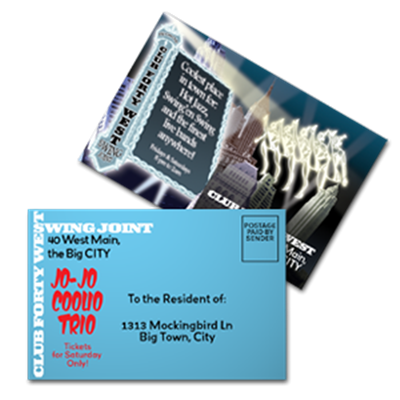 10.5" x 5.5" Print & Mail Postcard 